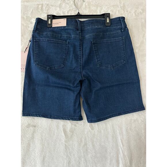 NWT NYDJ Ellie Poetry Jean Shorts 14P 14 Petite Beach Summer - Picture 2 of 7